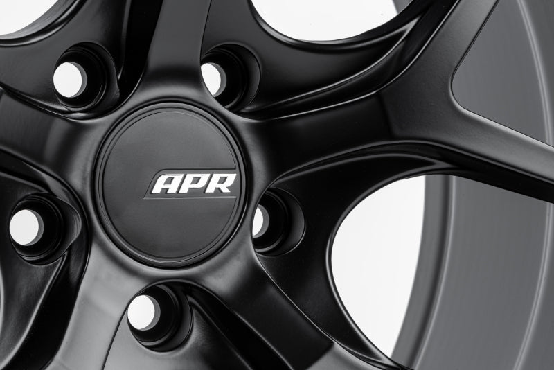 APR A01 Flow Formed - 19X8.5 - 5x112 - ET45 - Satin Black Wheel - Graveyard Performance