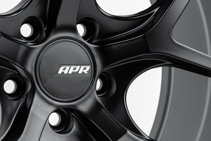 APR A01 Flow Formed - 19X8.5 - 5x112 - ET45 - Satin Black Wheel - Graveyard Performance