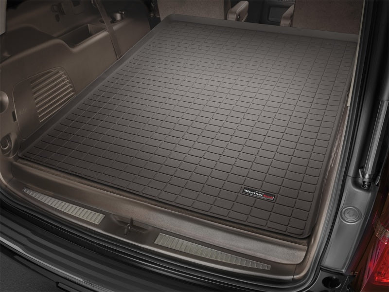 WeatherTech 14-19 Chevrolet Corvette Cargo Liners - Cocoa - Graveyard Performance