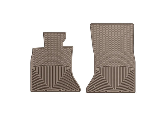 WeatherTech 11+ BMW 5-Series (F10) Front Rubber Mats - Tan - Graveyard Performance