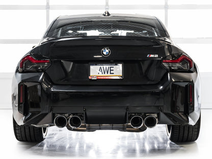 AWE Tuning 23-24 BMW G87 M2 SwitchPath Edition Exhaust - Chrome Silver Tips
