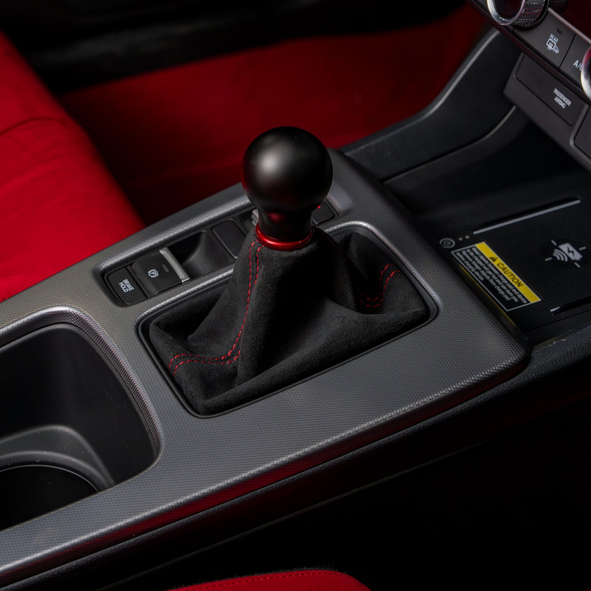 Billetworkz Premium Alcantara Shift Boot – Honda Civic Si/Type R 2023+ - Graveyard Performance