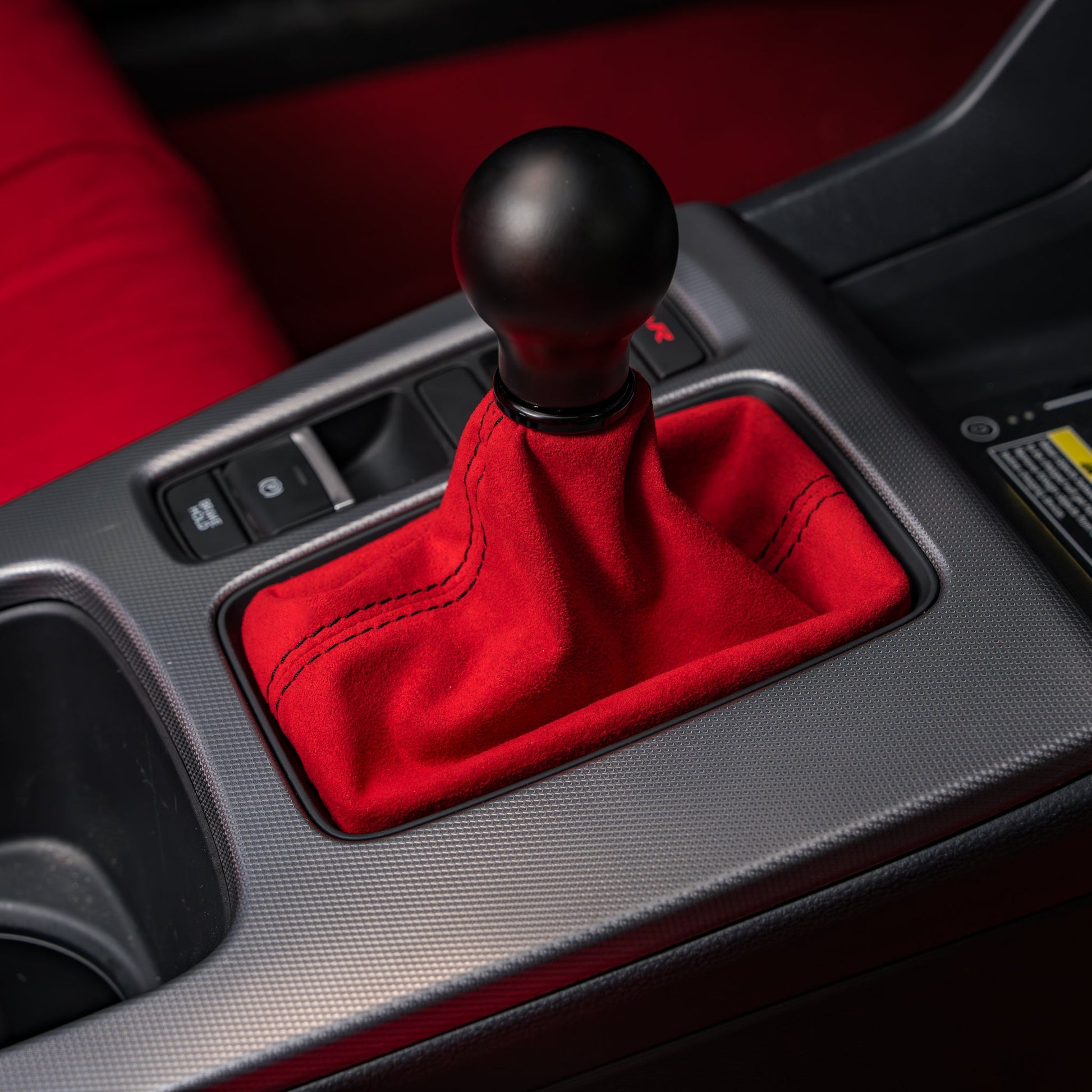 Billetworkz Premium Alcantara Shift Boot – Honda Civic Si/Type R 2023+ - Graveyard Performance