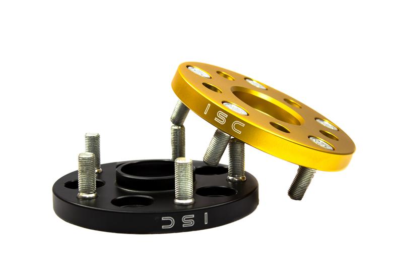 ISC Suspension Nissan 5x114.3 Hub Centric (66 Hub Bore) Wheel Spacers 15mm Black (Pair) - Graveyard Performance