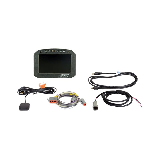AEM CD-5G Carbon Flush Digital Dash Display w/ Internal 20Hz GPS & Antenna - Graveyard Performance