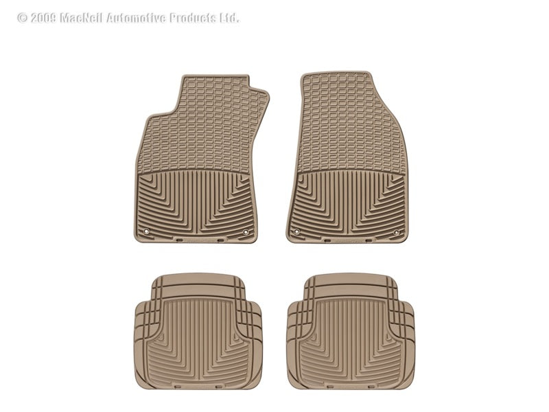 WT Rubber Mats - Rear - Tan - Graveyard Performance