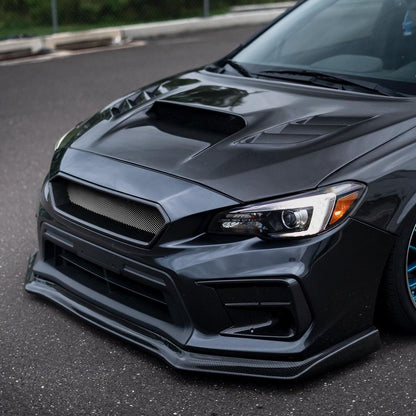 JDMuscle [15-21 WRX/STI] Carbon Fiber Hood V2 w/ Heat Extract