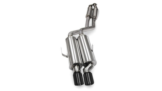 Corsa 1992-1999 BMW 325i/is Coupe E36 Black Sport Cat-Back Exhaust - Graveyard Performance