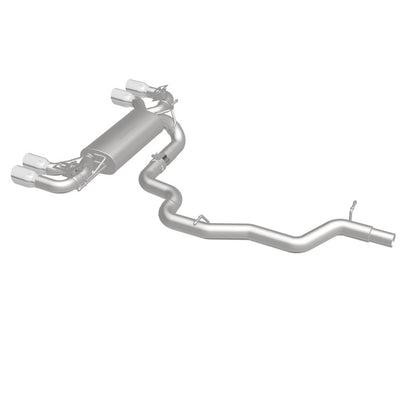 MagnaFlow Sys C/B 2015-2017 Volkswagen Golf R 3in Polished SS Quad Tip Split Rear Exit - Graveyard Performance