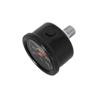 AEM 0-100 PSI Liquid Filled Mechanical Pressure Gauge - 1/8 NPT