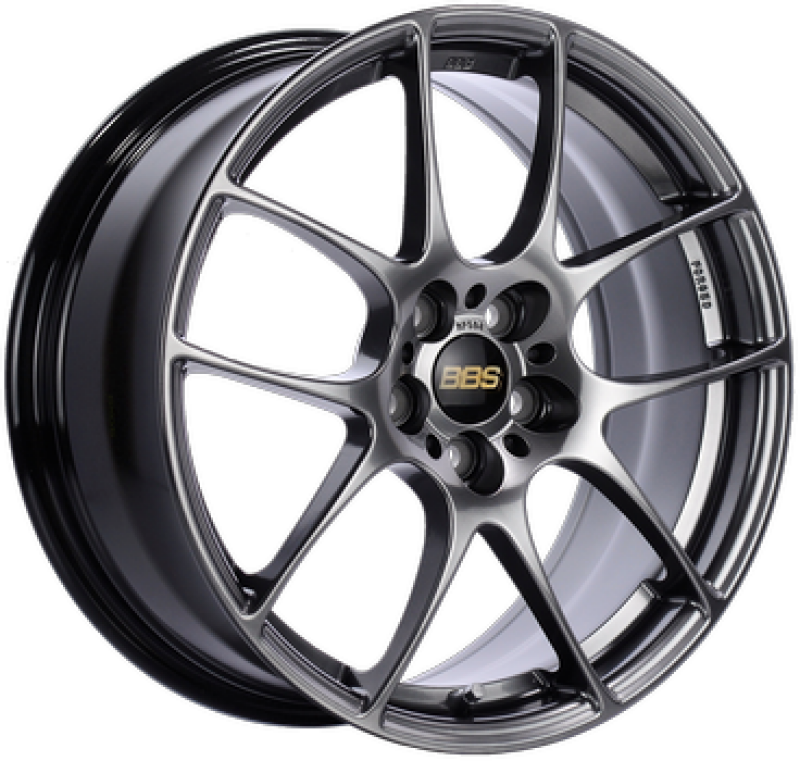 BBS RF - 17x7 / 4x100 / ET 38 (70mm PFS Required) - Diamond Black - Graveyard Performance