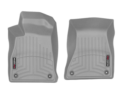 WeatherTech 2017+ Audi A4 (Sedan) Front FloorLiner - Grey - Graveyard Performance