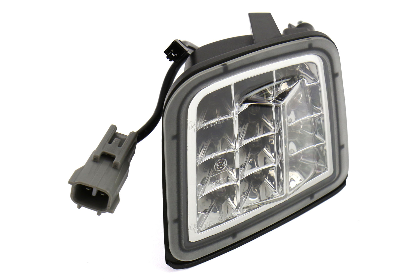 OLM USDM LED Front Turn Signal Housings - Clear Lens with Chrome Reflector - 2015-2017 Subaru WRX / STI - Graveyard Performance