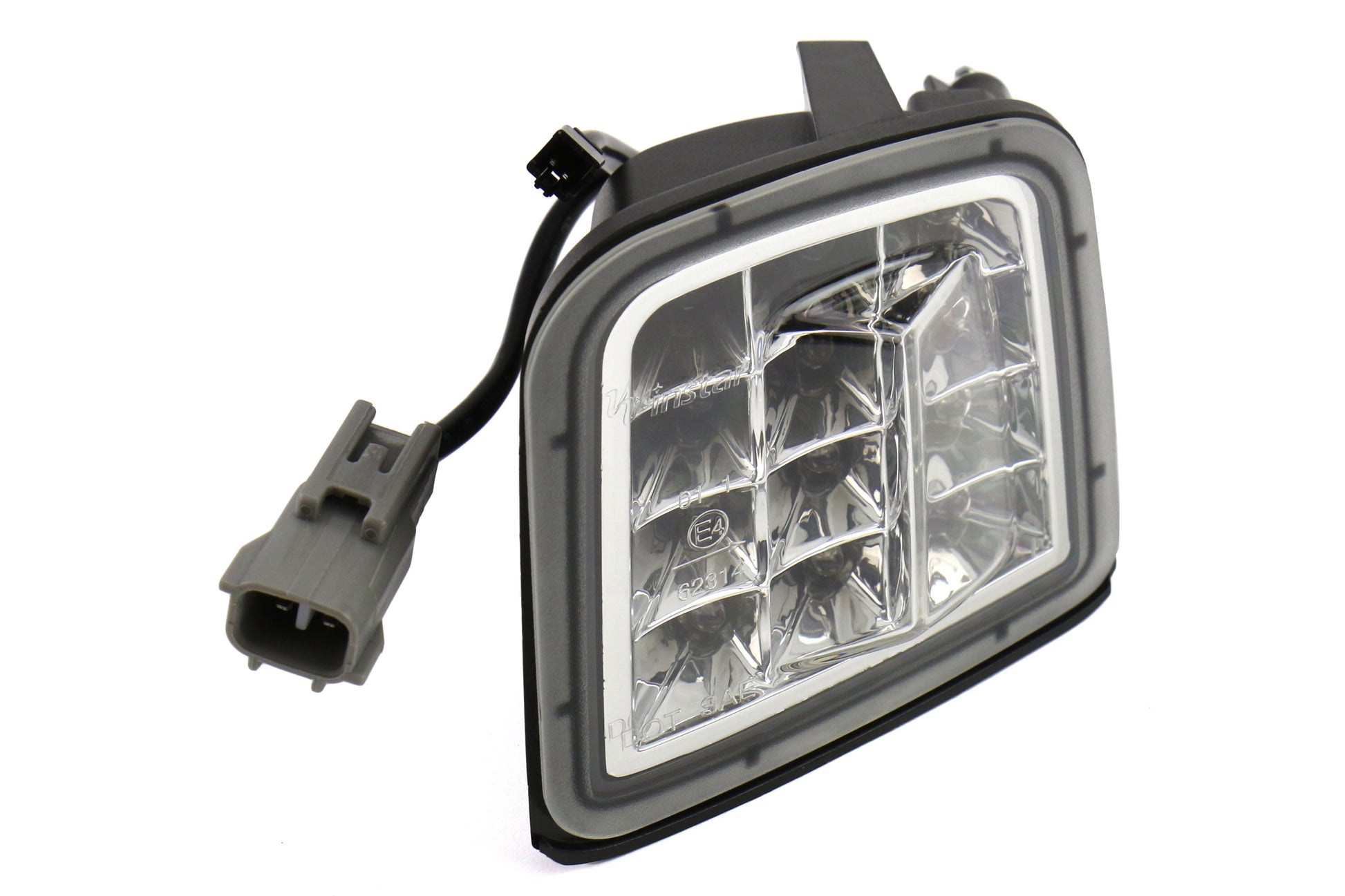 OLM USDM LED Front Turn Signal Housings - Clear Lens with Chrome Reflector - 2015-2017 Subaru WRX / STI - Graveyard Performance