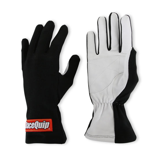 RaceQuip Black Basic Race Glove - Small