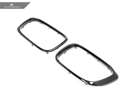 AutoTecknic Replacement Dry Carbon Grille Surround Set - F97 X3M | F98 X4M - Graveyard Performance