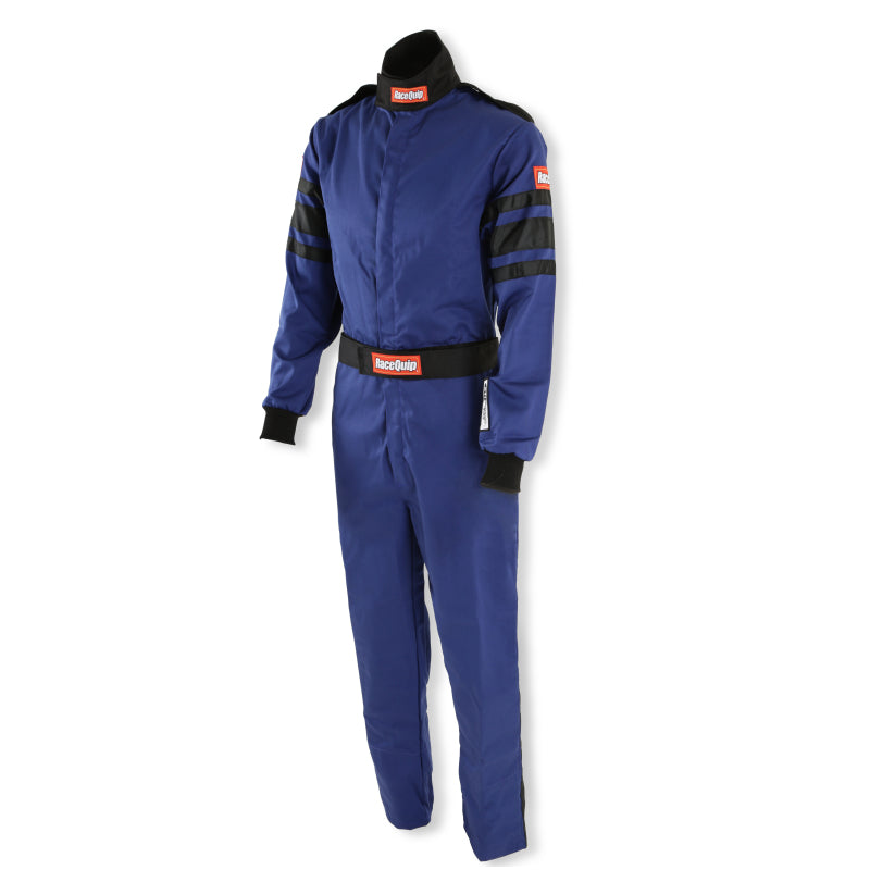 RaceQuip Blue SFI-1 1-L Suit - Medium Tall - Graveyard Performance