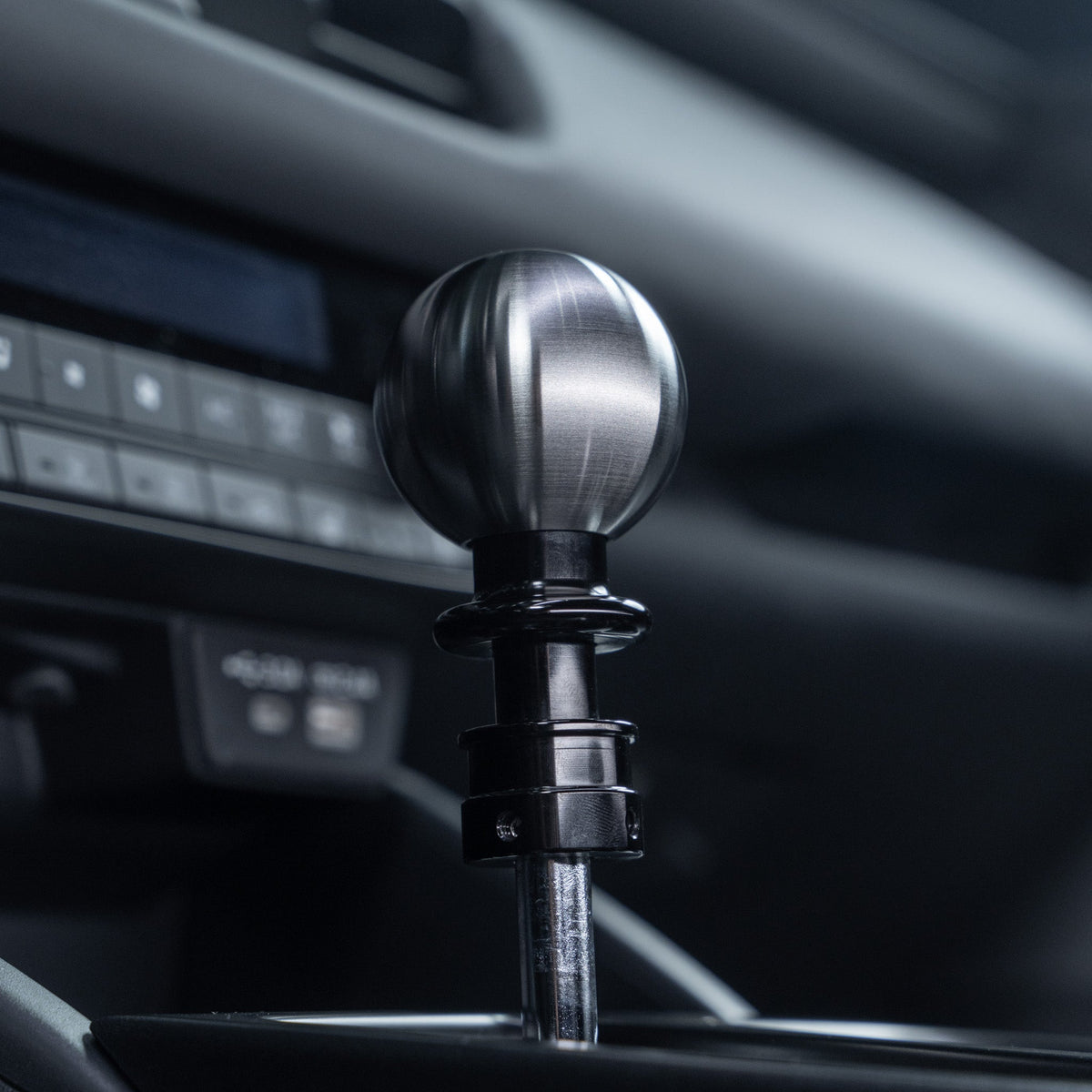 Billetworkz Automatic Shifter - Titanium Brushed - Fits Subaru CVT: WRX (2022+), Crosstrek (2024), Forester (2025+), Impreza (2024), Legacy/Outback (2015+) - Graveyard Performance