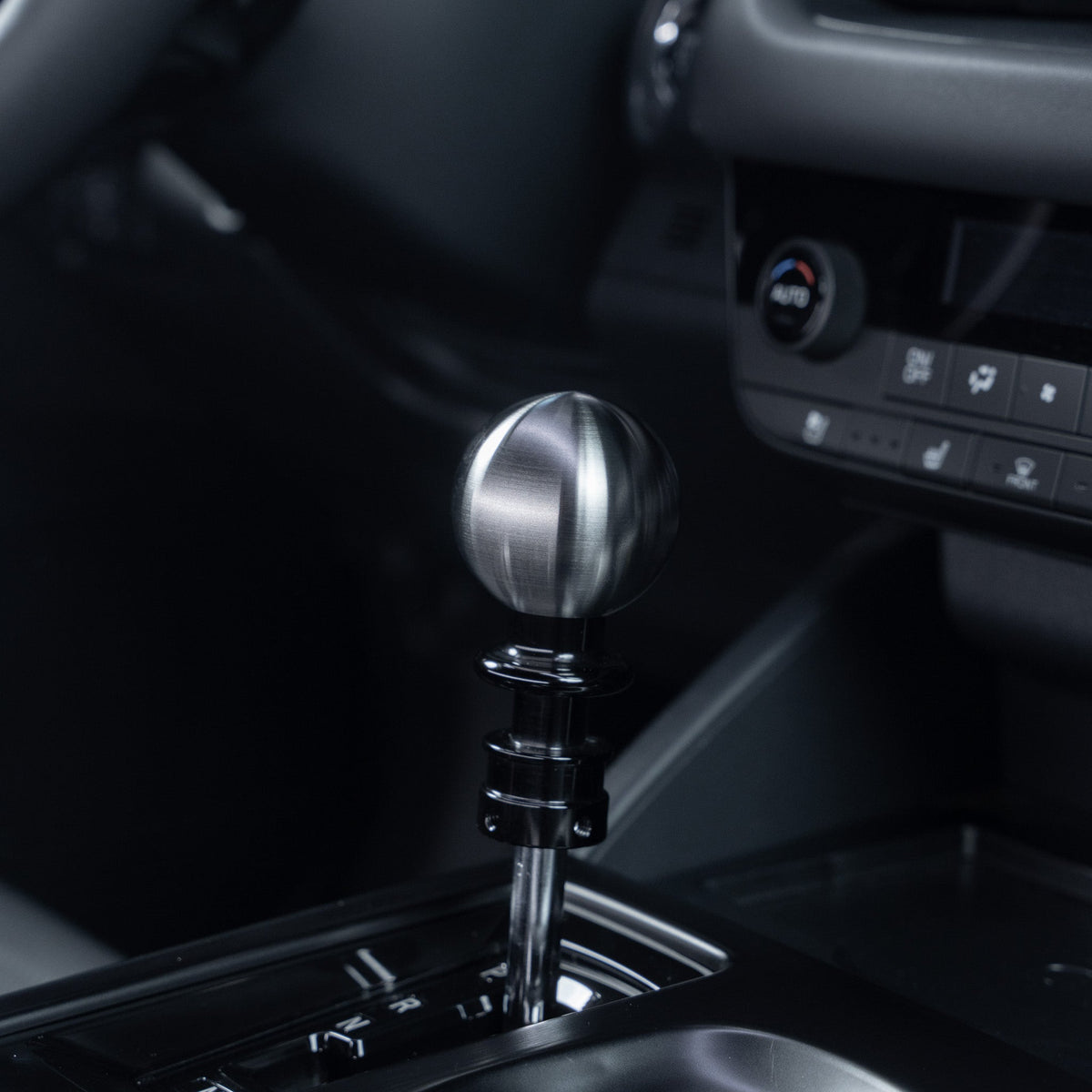 Billetworkz Automatic Shifter - Titanium Brushed - Fits Subaru CVT: WRX (2022+), Crosstrek (2024), Forester (2025+), Impreza (2024), Legacy/Outback (2015+) - Graveyard Performance