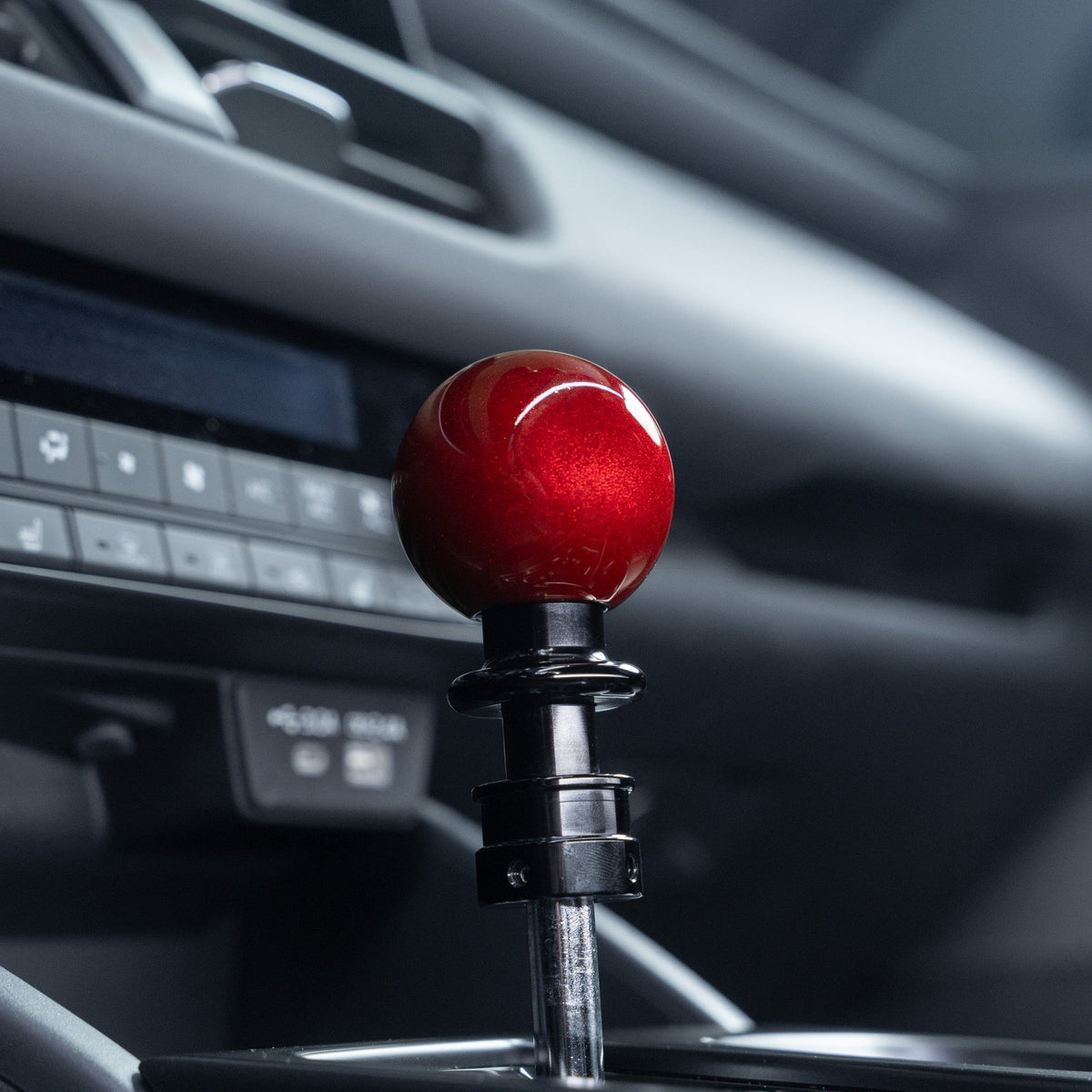 Billetworkz Automatic Shifter - Candy Red - Fits Subaru CVT: WRX (2022+), Crosstrek (2024), Forester (2025+), Impreza (2024), Legacy/Outback (2015+) - Graveyard Performance