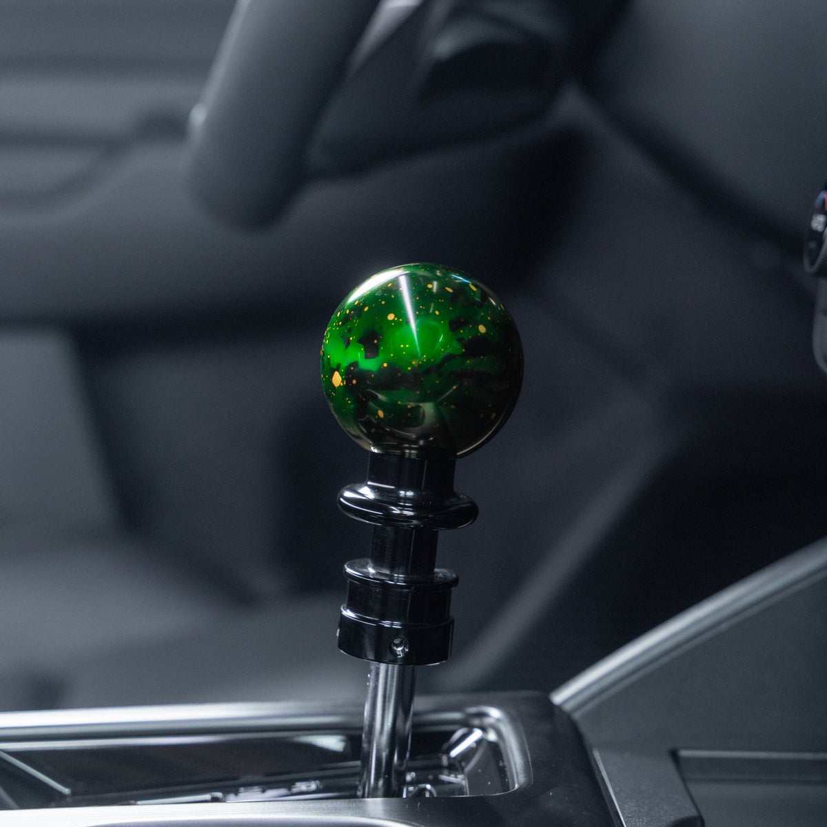 Billetworkz Automatic Shifter - Green Cosmic Space - Fits Subaru CVT: WRX (2022+), Crosstrek (2024), Forester (2025+), Impreza (2024), Legacy/Outback (2015+) - Graveyard Performance