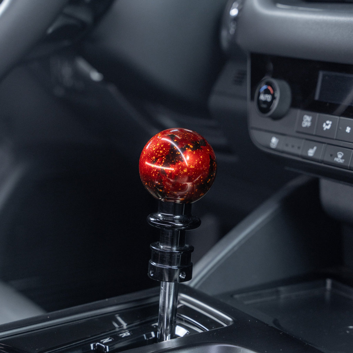 Billetworkz Automatic Shifter - Red Cosmic Space - Fits Subaru CVT: WRX (2022+), Crosstrek (2024), Forester (2025+), Impreza (2024), Legacy/Outback (2015+) - Graveyard Performance