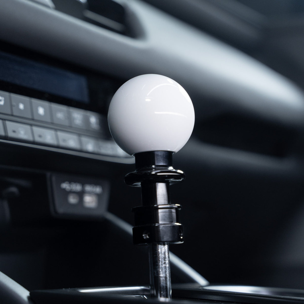 Billetworkz Automatic Shifter - Gloss White - Fits Subaru CVT: WRX (2022+), Crosstrek (2024), Forester (2025+), Impreza (2024), Legacy/Outback (2015+) - Graveyard Performance