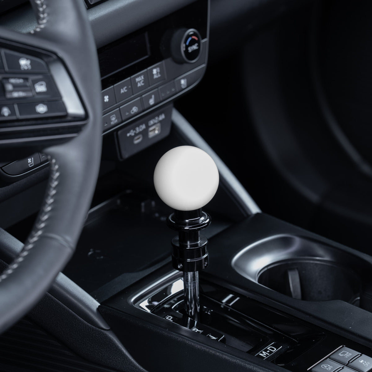 Billetworkz Automatic Shifter - Gloss White - Fits Subaru CVT: WRX (2022+), Crosstrek (2024), Forester (2025+), Impreza (2024), Legacy/Outback (2015+) - Graveyard Performance