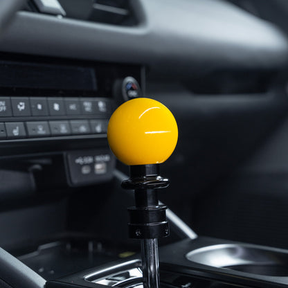Billetworkz Automatic Shifter - Gloss Yellow - Fits Subaru CVT: WRX (2022+), Crosstrek (2024), Forester (2025+), Impreza (2024), Legacy/Outback (2015+) - Graveyard Performance