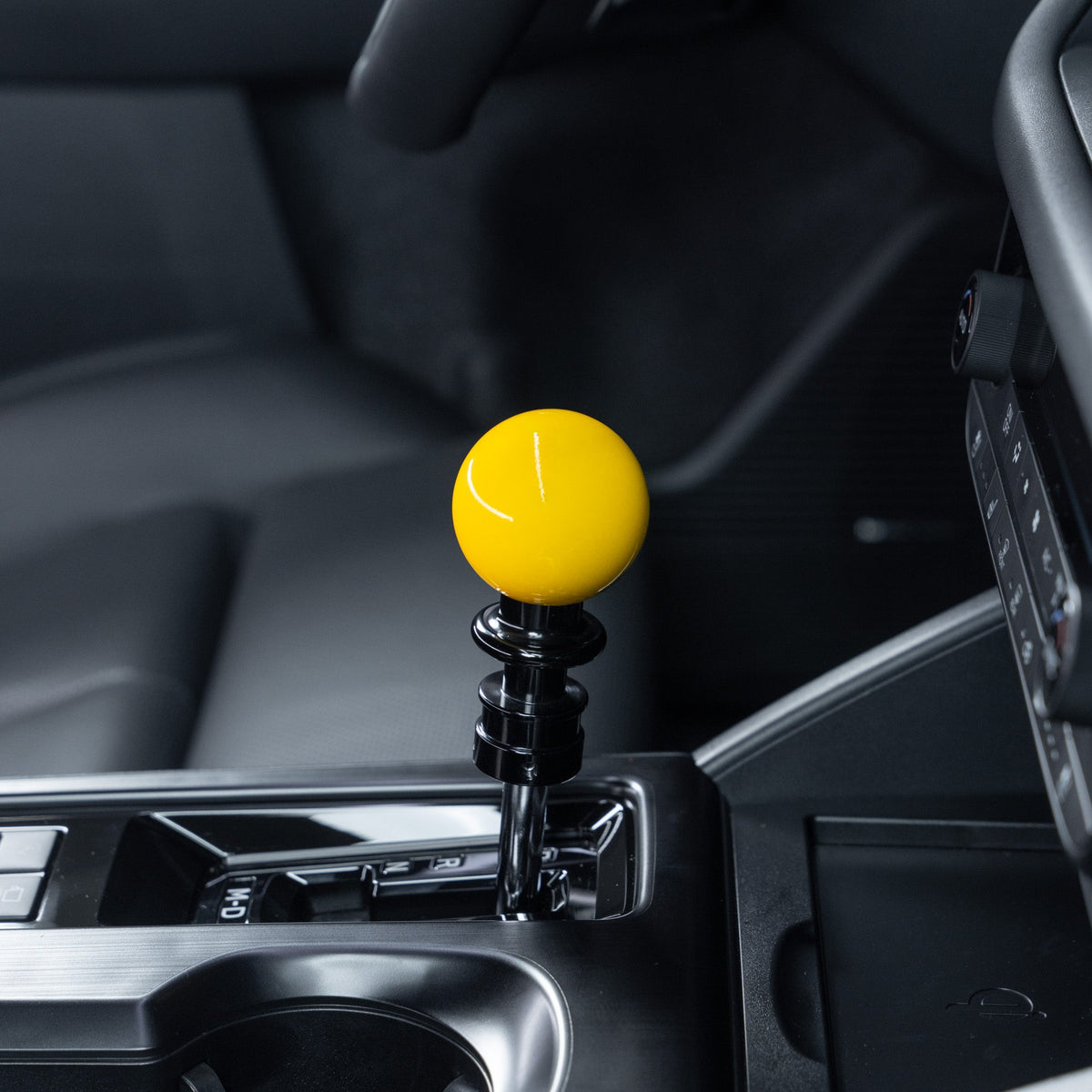 Billetworkz Automatic Shifter - Gloss Yellow - Fits Subaru CVT: WRX (2022+), Crosstrek (2024), Forester (2025+), Impreza (2024), Legacy/Outback (2015+) - Graveyard Performance