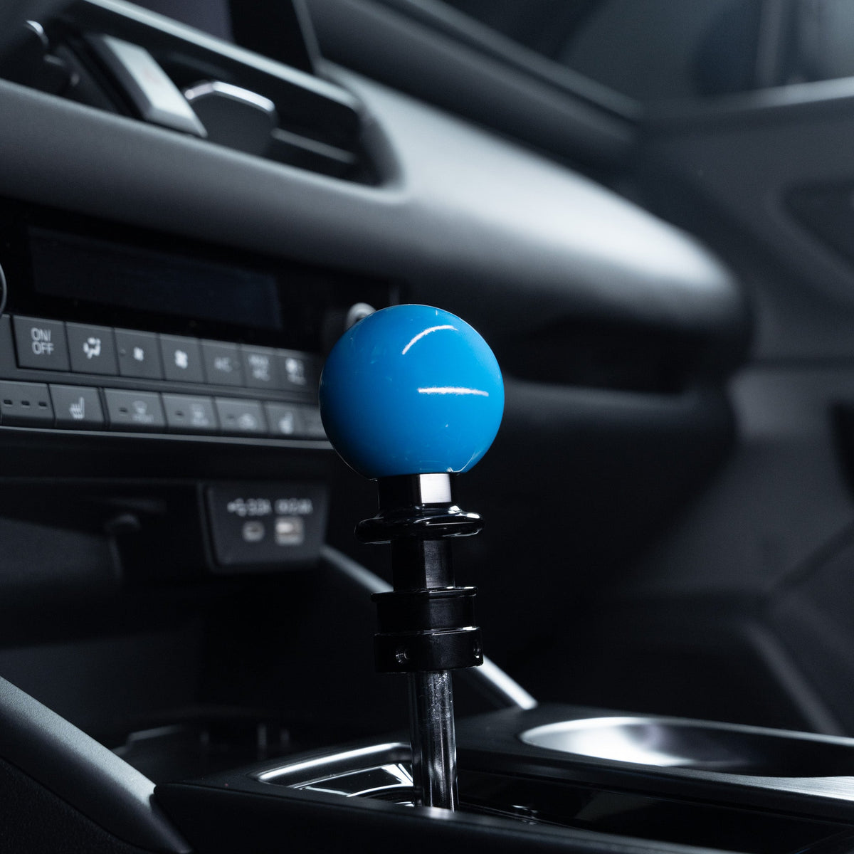 Billetworkz Automatic Shifter - Hyper Blue - Fits Subaru CVT: WRX (2022+), Crosstrek (2024), Forester (2025+), Impreza (2024), Legacy/Outback (2015+)