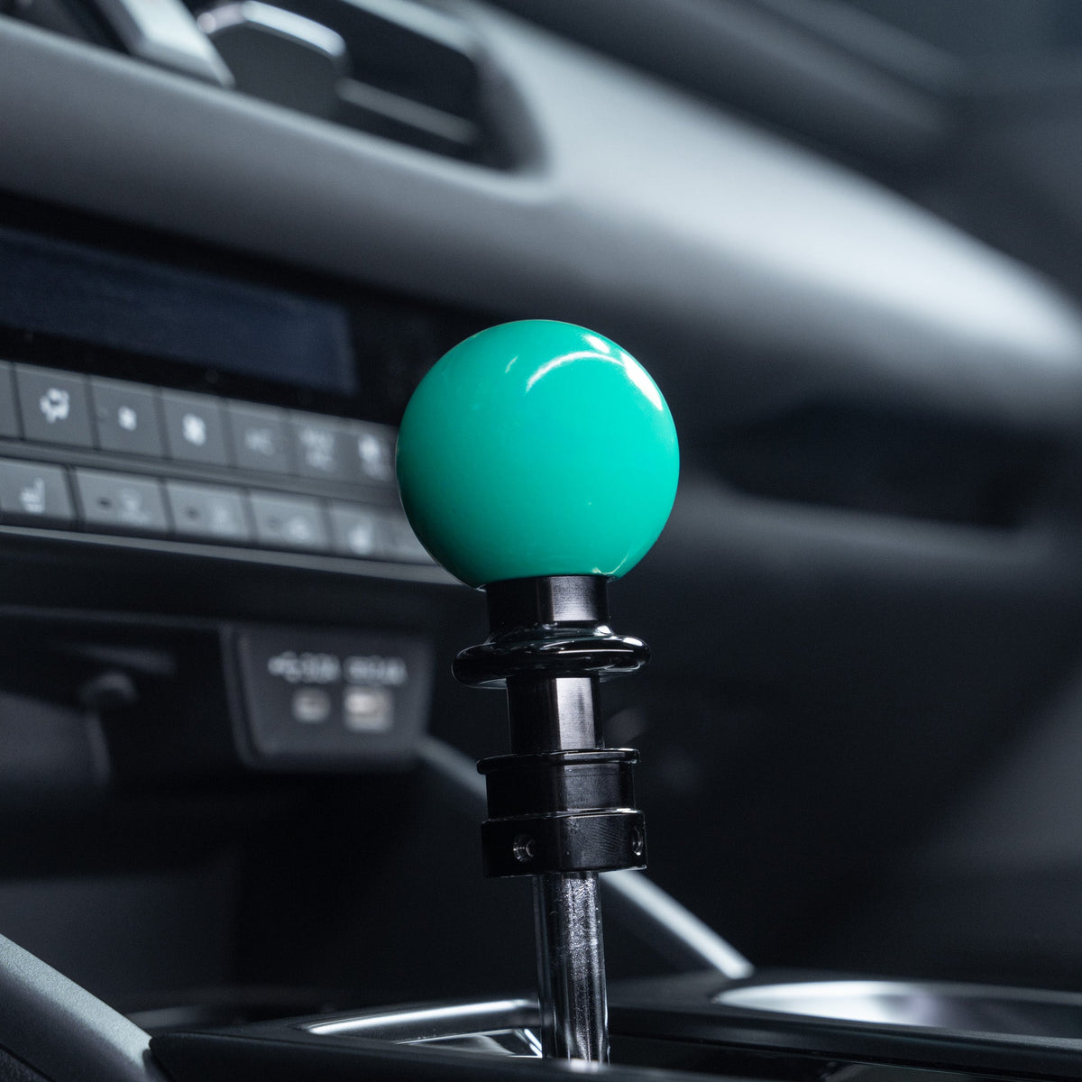 Billetworkz Automatic Shifter - Hyper Teal - Fits Subaru CVT: WRX (2022+), Crosstrek (2024), Forester (2025+), Impreza (2024), Legacy/Outback (2015+)