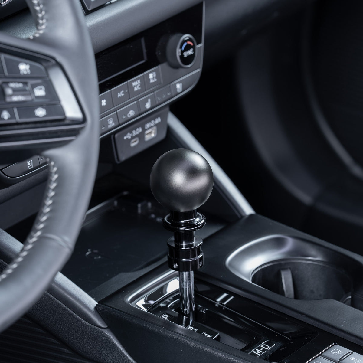 Billetworkz Automatic Shifter - Matte Black - Fits Subaru CVT: WRX (2022+), Crosstrek (2024), Forester (2025+), Impreza (2024), Legacy/Outback (2015+)