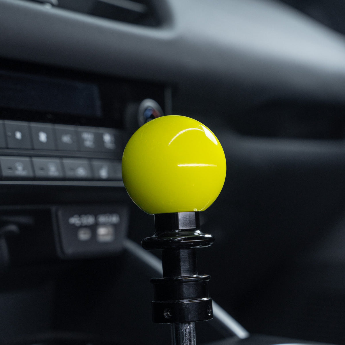 Billetworkz Automatic Shifter - Neon Yellow - Fits Subaru CVT: WRX (2022+), Crosstrek (2024), Forester (2025+), Impreza (2024), Legacy/Outback (2015+)