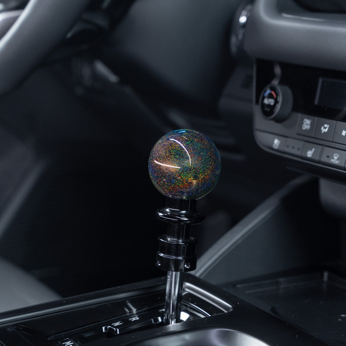 Billetworkz Automatic Shifter - Rainbow Sparkle - Fits Subaru CVT: WRX (2022+), Crosstrek (2024), Forester (2025+), Impreza (2024), Legacy/Outback (2015+) - Graveyard Performance