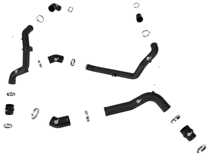 aFe 22-23 Ford Explorer BladeRunner Aluminum Hot and Cold Charge Pipe Kit - Blk - Graveyard Performance