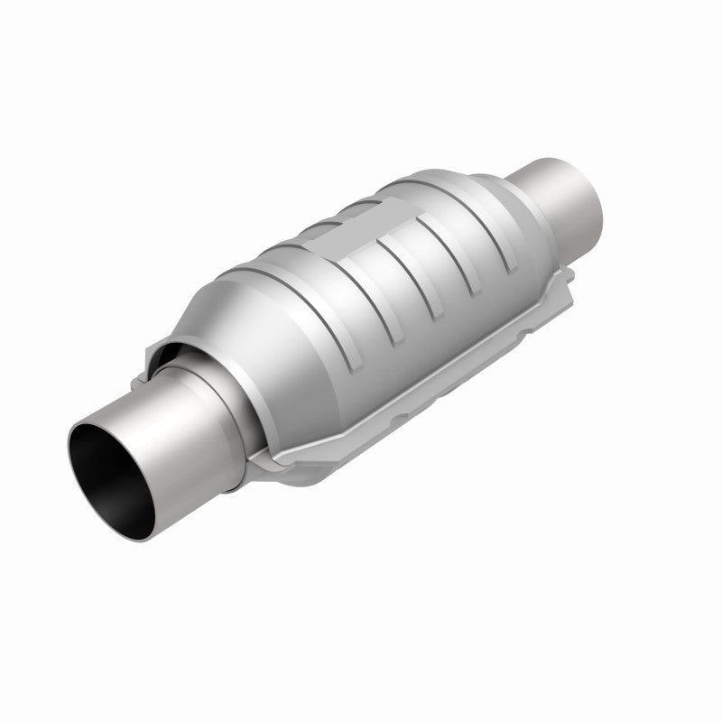 MagnaFlow Conv Univ 3in Inlet/Outlet Center/Center Round 9in Body L x 5.125in W x 13in Overall L - Graveyard Performance
