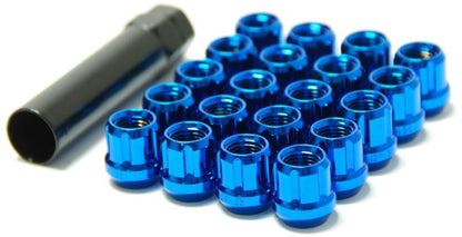 Wheel Mate Muteki Open End Lug Nuts - Blue 12x1.25 - Graveyard Performance