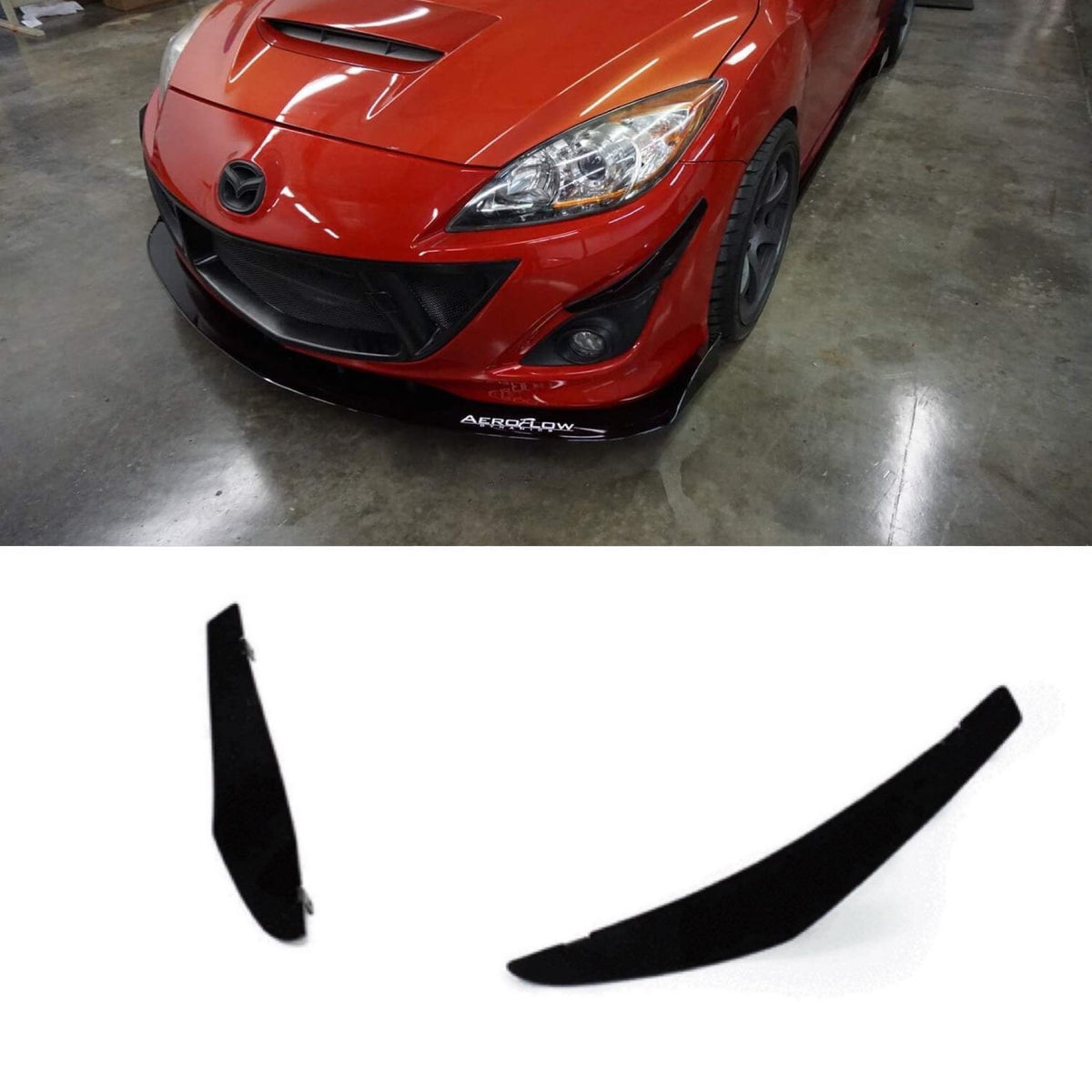 2010-2013 Mazda Speed3 V1 Canards