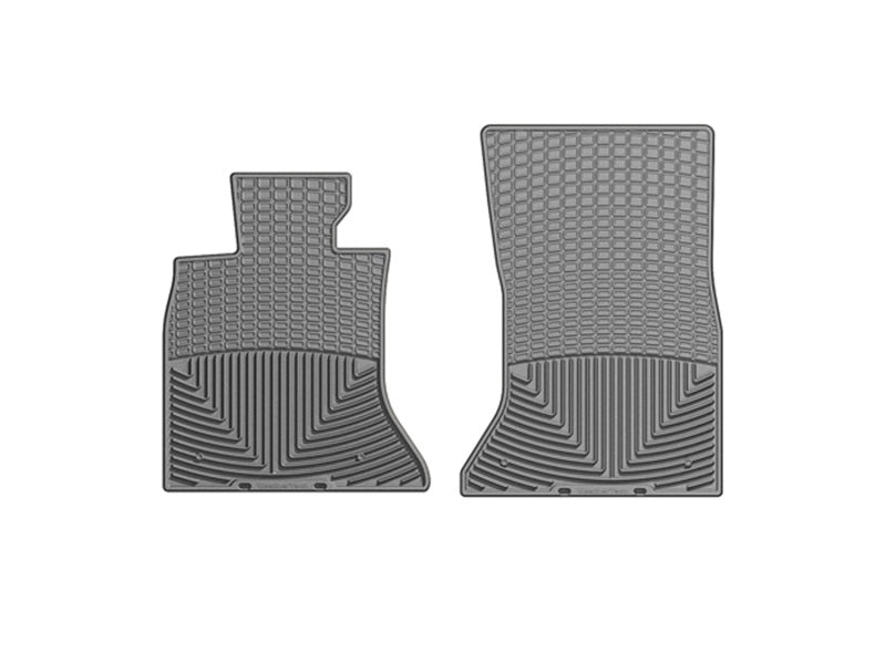 WeatherTech 11+ BMW 5-Series (F10) Front Rubber Mats - Grey - Graveyard Performance