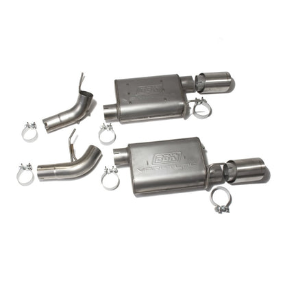 BBK 05-10 Mustang GT VariTune Axle Back Exhaust Kit (Stainless Steel - Graveyard Performance