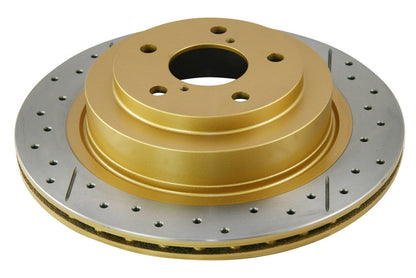 DBA 06-07 WRX / 05-08 LGT Rear Drilled & Slotted Street Series Rotor - Graveyard Performance