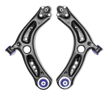 SuperPro 2015 Audi A3 Quattro Premium Front Lower Control Arm Set w/ Bushings - Graveyard Performance