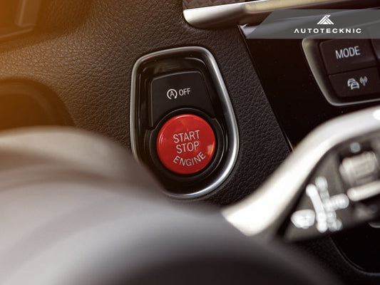 AutoTecknic Red Start Stop Button - F32/ F33/ F36 4-Series - Graveyard Performance