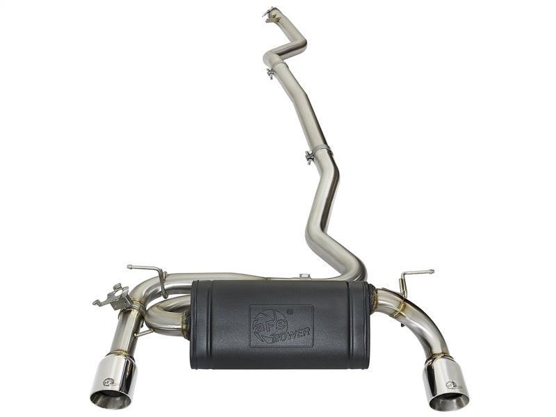 afe POWER MACH Force-Xp 16-17 BMW 340i/340ix/ 3.0L 304 SS Cat-Back Exhaust System - Graveyard Performance