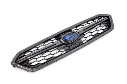 OLM LE Dry Carbon Fiber Grille Garnish (Outer) - 2018-2021 Subaru WRX / STI - Graveyard Performance