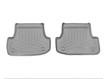 WeatherTech 2015+ Audi A3 / S3 Rear FloorLiner - Grey - Graveyard Performance