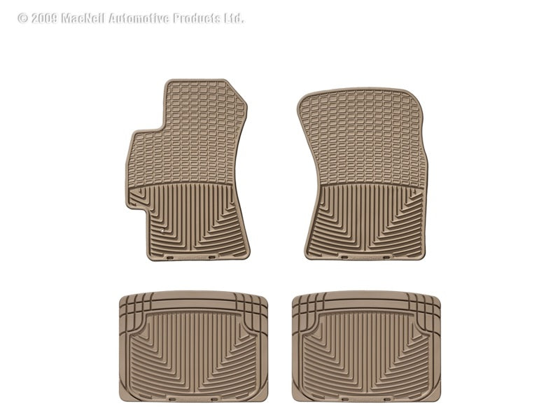 WT Rubber Mats - Rear - Tan - Graveyard Performance