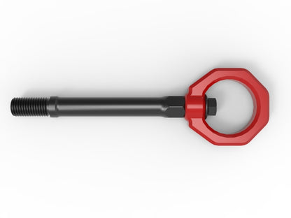 aFe CONTROL Front Tow Hook Red - Graveyard Performance