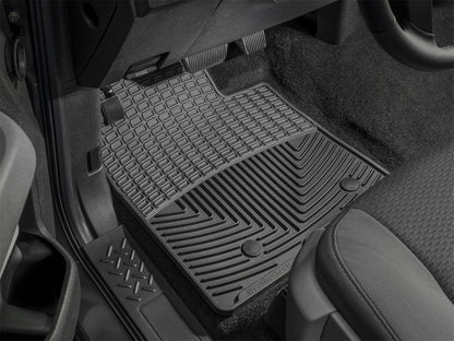 WeatherTech 11+ BMW 5-Series (F10) Front Rubber Mats - Black - Graveyard Performance